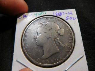 Y201 Canada 1881 - H 50 Cents
