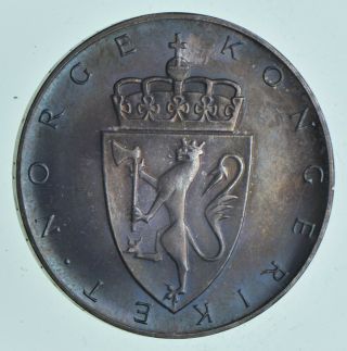 Silver - World Coin - 1964 Norway 10 Kroner - World Silver Coin 19.  9 Grams 109
