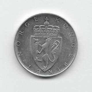 Norway:10 Kroner 1964 Silver Unc (see Scans)