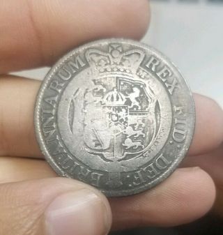 1819 Great Britain Silver Half Crown Key Date You Grade