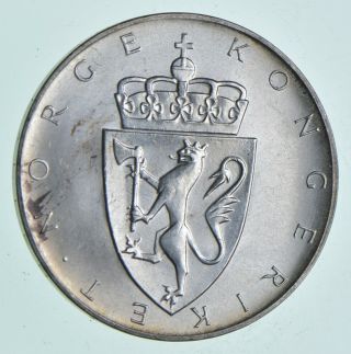 Silver - World Coin - 1964 Norway 10 Kroner - World Silver Coin 20 Grams 084