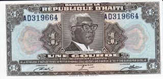 Haiti 1 Gourde 1919 Unc Gem