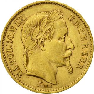 [ 507894] France,  Napoleon Iii,  20 Francs,  1866,  Paris,  Ef (40 - 45),  Gold,  Km