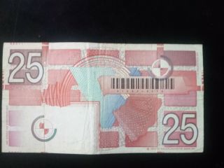 25 Gulden 1989 Netherlands Paper Money
