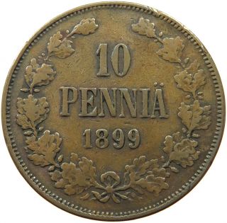 Finland 10 Pennia 1899 Rr 365