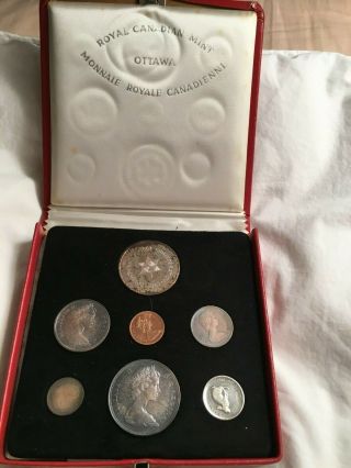 1967 Canada Ottawa 7 Coin Proof Set - Royal Canadian Government Packaging