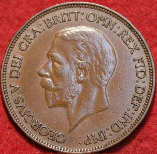 1930 Great Britain 1 Penny Foreign Coin