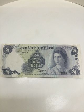 1$ Cayman Islands Currency 1974