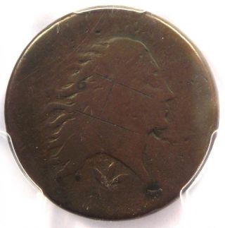 1793 Flowing Hair Wreath Cent 1c - Certified Pcgs Ag Details - Rare Coin