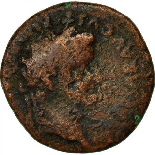 [ 492623] Coin,  Tiberius,  As,  12 - 14,  Lyons,  F (12 - 15),  Bronze,  Ric:245