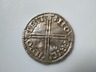 ENGLAND 11 century Anglo - Saxon penny,  Aethelred II LC,  LEOFRIC MO CENT 2