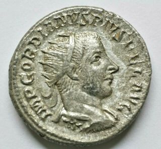 Gordian Iii Ar 4.  25gr;22mm Antoninianus.  Antioch,  Ad 242 - 243.  Imp Gordianvs