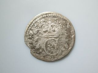 Sweden Medieval Silver Coin,  Karl Xi 1 öre 1670 Narva Rare
