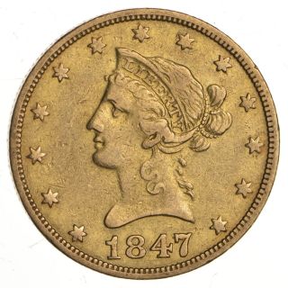 1847 - O $10.  00 Liberty Head Gold Eagle 4310