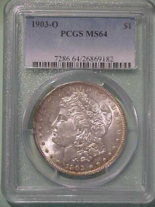 1903 - O Morgan Dollar Pcgs Ms64