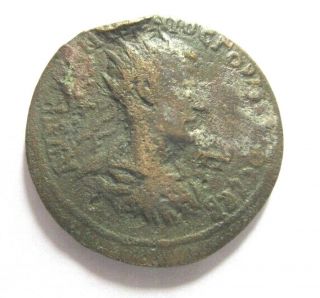 A Rare Ae - 35mm Of Gordianus Iii.  From Tarsos In Cilicia Rv.  Herakles On Tree