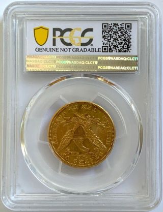 1901 - S $10 Liberty Gold Eagle PCGS Cleaned - AU Details 8749 Gold Shield Coin 4