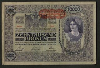 10000 Kronen From Austria 1918