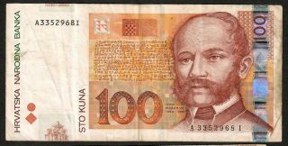 100 Kuna Lire From Croatia 2002