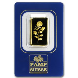 5 Gram Gold Bar - Pamp Suisse Rose (in Assay) - Sku 71979
