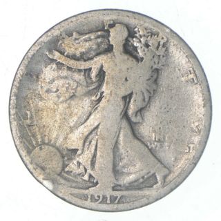 Better Date 1917 Walking Liberty 90 Silver Us Half Dollar 990