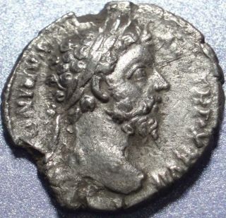 139 - 180 Ad Rome Silver Denarius Of Philosopher " Marcus Aurelius " Choice Portrait