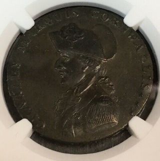 1794 G.  B.  D&H 4 PENNY MS 64 BN SUFFOLK - BURY VALUE ONE PENNY NGC D 3