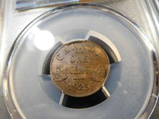 R24 Canada 1925 Small Cent PCGS AU - 55 Key Date 2