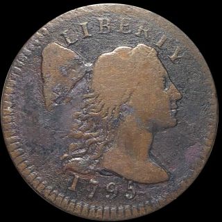 1795 Flowing Hair Large Cent Nicely Circulated High End Philly Copper Coin Nr
