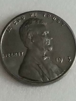 Missing 4 Rare Steel Penny 1943 Error
