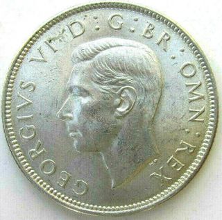 Great Britain Uk Coins,  Two Shillings 1944,  George Vi,  Silver 0.  500