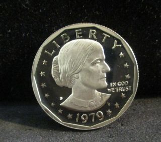 1979 - S T2 Proof Susan B.  Anthony Dollar Enn Coins