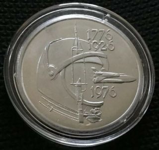 National Space Club Apollo 8 9 Soyuz Skylab Goddard Flown Metal Coin Medal Nasa