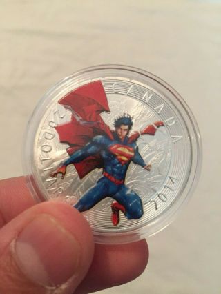 Superman 20 Dollar Silver Proof 2014 Canada Km 1750 Mintage 10k Collector Coin