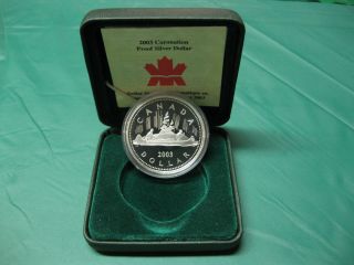 2003 50th Anniversary Coronation Of Queen Elizabeth Ii Canadian Silver Dollar