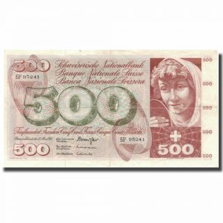 [ 578490] Banknote,  Switzerland,  500 Franken,  1968,  1968 - 05 - 15,  Km:51f