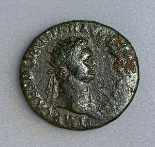 Domitian 81 - 96 Ad Æ Dupondius Avf