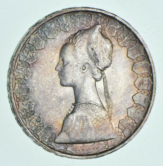 Silver - World Coin - 1958 Italy 500 Lire - World Silver Coin 11.  3 Grams 936