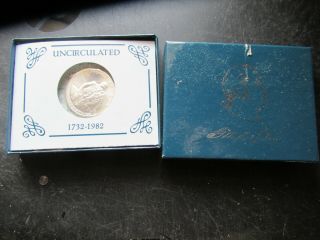 1992 - S & 1992 - D Unc George Washington Commemorative Silver Half Dollars