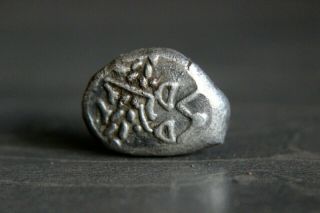 Celtic Iron Age Gaul Leuci - Boar Type Silver Stater Coin 1st Century Bc