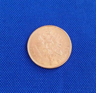 1904 - L Finland Gold 20 Markkaa Coin.  1867agw Scarce L5069
