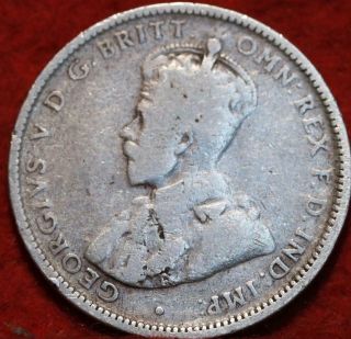 1926 Australia 1 Shilling Silver Foreign Coin
