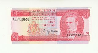 Barbados 1 Dollar 1973 Unc P29