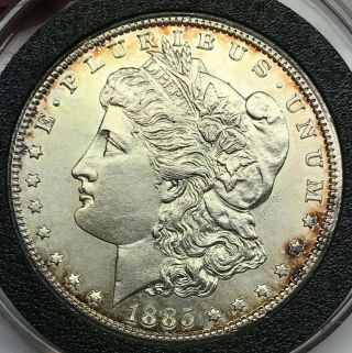 1885 Cc Morgan Silver Dollar $1 Key Date Carson City Rare Scarce Au Det Coin