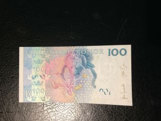 Sweden banknote 100 Kronor 2001 - 2006 2