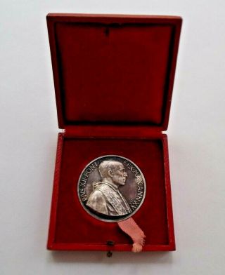 Vatican Pope Pius Xii Annual Medal Consistory Of 1953 W Box Catholic