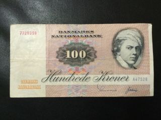 1997 Denmark Paper Money - 100 Kroner Banknote