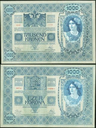 Austria: 1000 Kronen 1902 (p8) Unc -