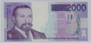 [$] Belgium,  Nd,  2000 Francs,  Gem Unc