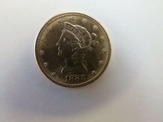 1888 S Liberty Head $10 Gold Eagle.  San Francisco